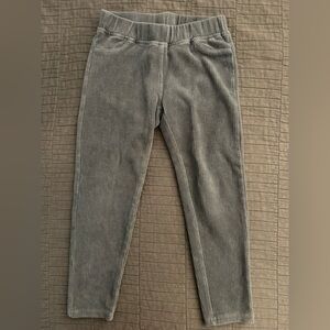 Hanna Andersson Charcoal Grey Corduroy leggings 110 5